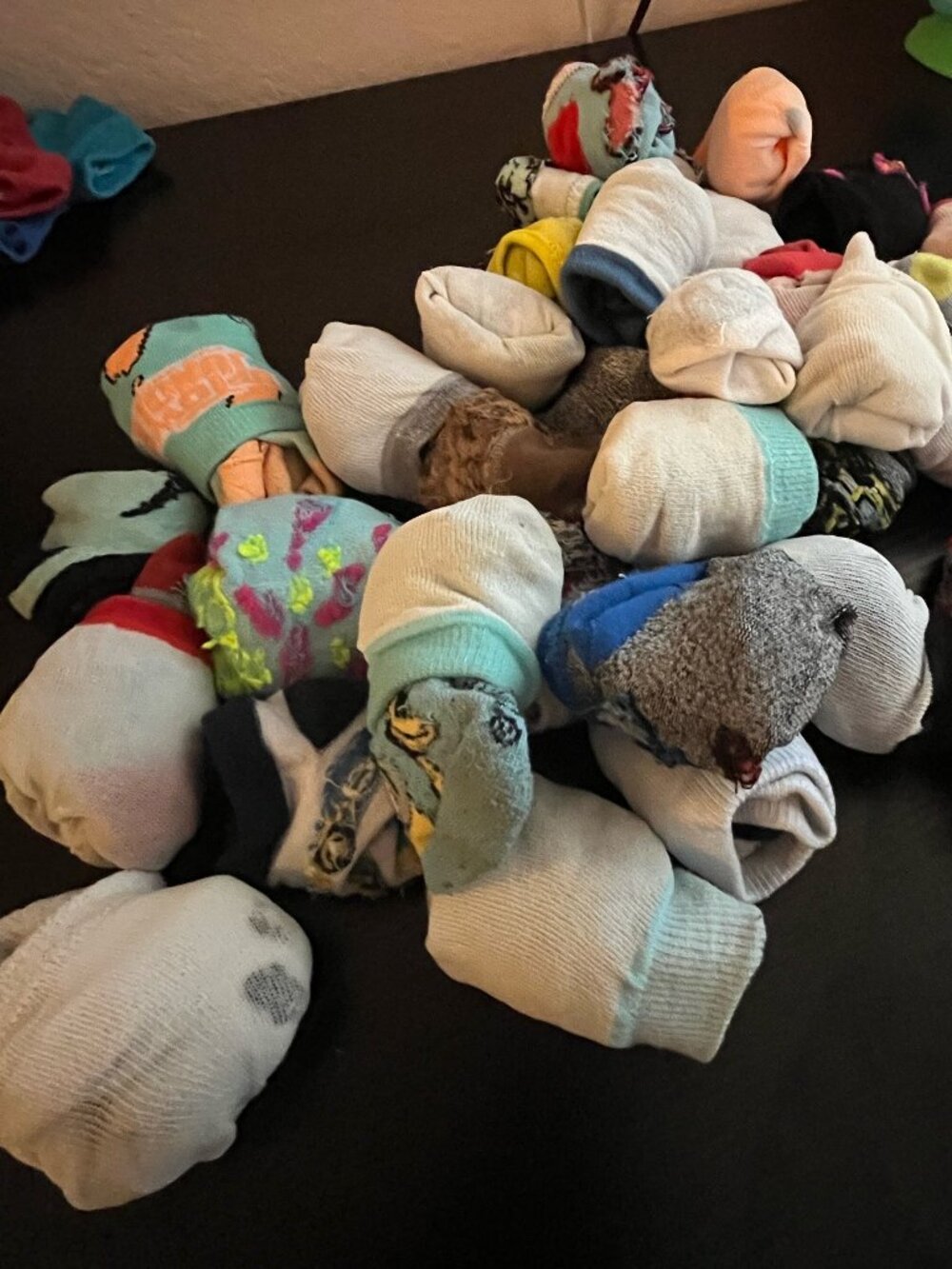 Variety of Toddler's Socks - 37 Pairs are Included